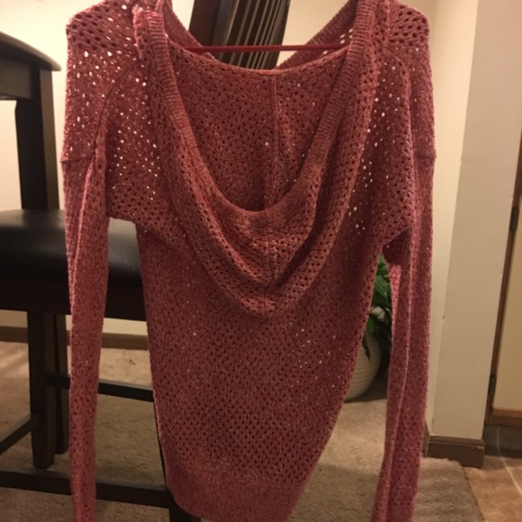 Mossimo Coral Hooded Sweater - Picture 3 of 3